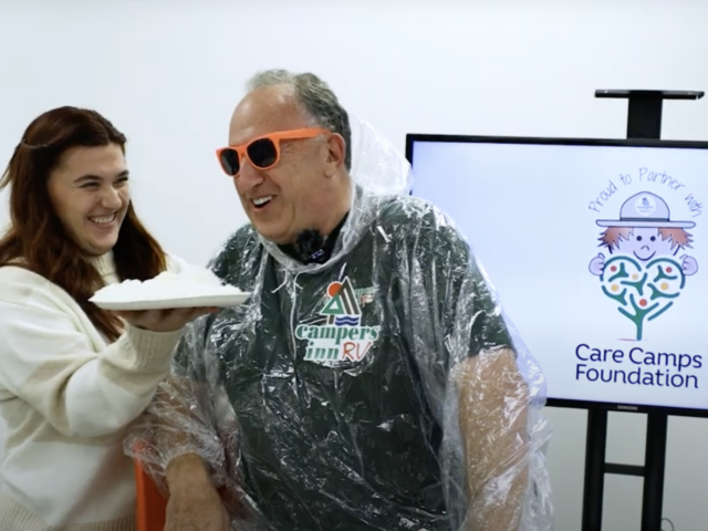 Campers Inn Pie Event Raises $8,000 for Care Camps Charity